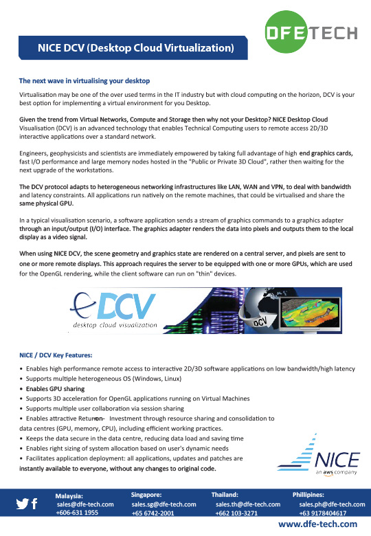 NICE-DCV Flyer